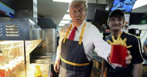 McDonald's phủ nhận mời Trump đến rán khoai tây