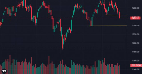 Cắt lỗ quyết liệt, VN-Index giảm mạnh nhất 12 tuần, thủng đáy ngắn hạn