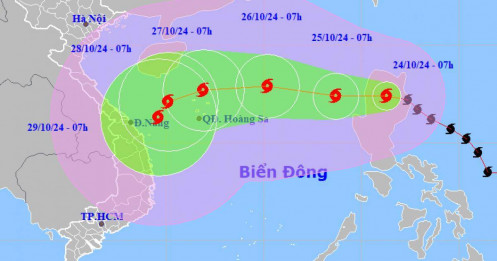 Bão Trà Mi có thể tăng lên cấp 11