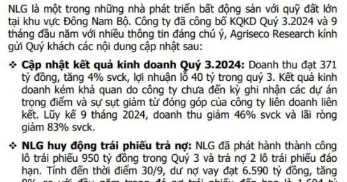 Bàn giao loạt dự án trọng điểm trong quý 4, cổ phiếu của ông lớn địa ốc phía Nam được CTCK kỳ vọng bật tăng