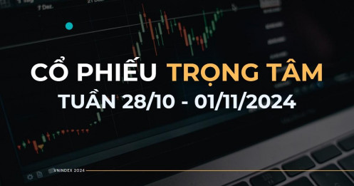 Cổ phiếu trọng tâm tuần 28/10 – 01/11/2024