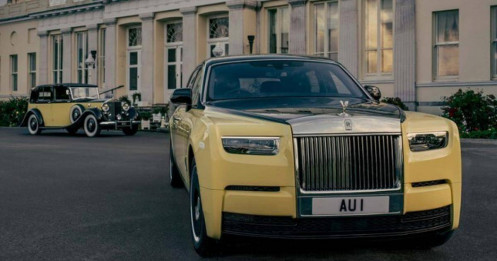 Chiêm ngưỡng độc bản Rolls-Royce Phantom Goldfinger mạ vàng