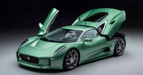 Cận cảnh Jaguar C-X75 thứ 2 được sửa đổi để trở thành siêu xe hợp pháp lưu thông trên đường phố