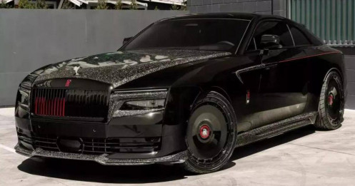 Xe điện siêu sang Rolls-Royce Spectre 'lột xác' với bộ body kit bằng sợi carbon