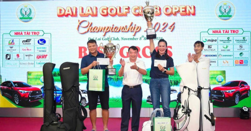 Golfer Nguyễn Văn Sơn và Nguyễn Thị Tuyết Chinh giành chức vô địch Đại Lải Golf Club Championship 2024