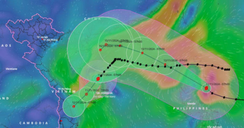 Bão Yinxing giảm còn cấp 8, bão Toraji sắp vào Biển Đông