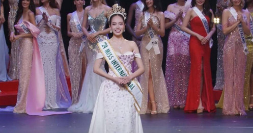 Hoa hậu Thanh Thủy đăng quang Miss International 2024