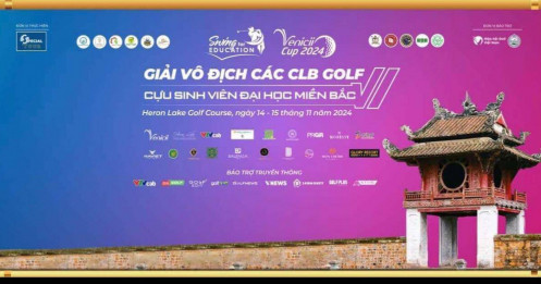 Lộ diện 297 "Anh tài"sẽ tham dự Giải Vô địch các CLB Golf cựu sinh viên Đại học miền Bắc - Venicii Cup 2024