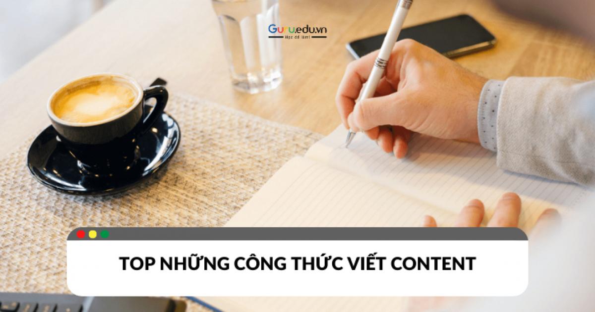 Top những công thức viết content hiệu quả