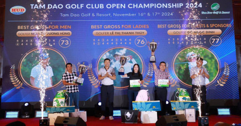 Tam Đảo Golf Club Open Championship 2024: Hơn 600 golfer thi đấu thăng hoa, giải đấu lần lượt gọi tên các nhà vô địch mới