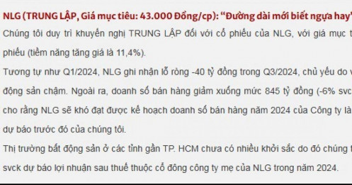 Một cổ phiếu BĐS được dự báo tăng hàng chục % nhờ cú hích từ bảng giá đất mới