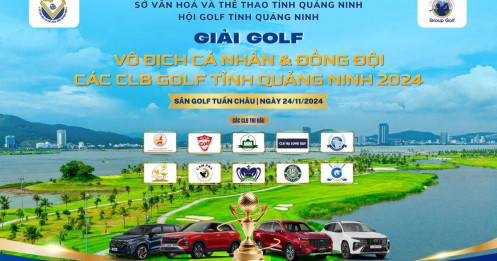 Sân Golf Tuần Châu đăng cai Giải Vô địch đồng đội và cá nhân các CLB Golf Quảng Ninh 2024