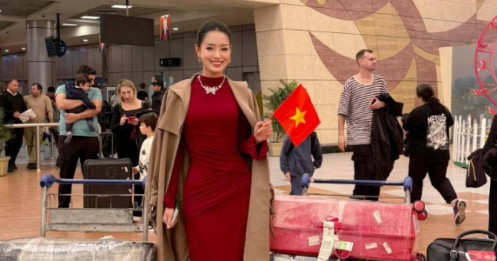 Á hậu Bùi Khánh Linh khoe eo nhỏ xíu, 'ăn đứt' dàn đối thủ Miss Intercontinental