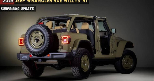 Jeep ra mắt Wrangler 4xe Willys ’41 Special Edition tri ân huyền thoại Jeep