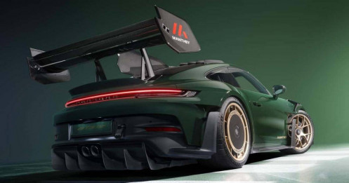 Porsche 911 GT3 RS hầm hố hơn với gói độ Manthey