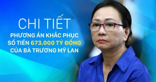 Phương án khắc phục số tiền 673.000 tỷ đồng của bà Trương Mỹ Lan