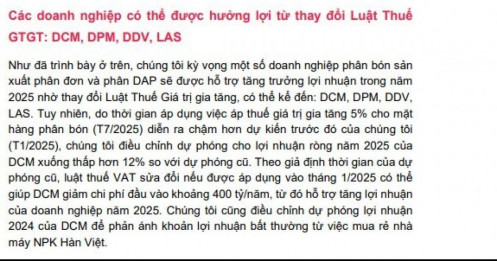 Doanh nghiệp nào sẽ hưởng lợi từ thay đổi Luật Thuế GTGT