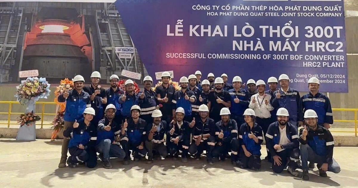 Hòa Phát chính thức khai lò tại siêu dự án thép 85.000 tỷ đồng