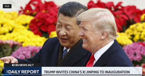 Ông Trump mời ông Tập đến dự lễ nhậm chức