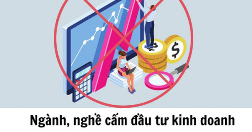 Mới nhất: Hàng loạt ngành nghề bị cấm đầu tư kinh doanh từ năm 2025