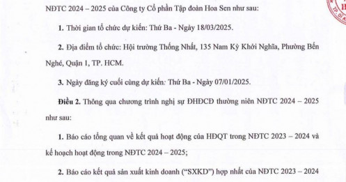 Cổ phiếu về sát giá sổ sách, Hoa Sen phát động thái lạ