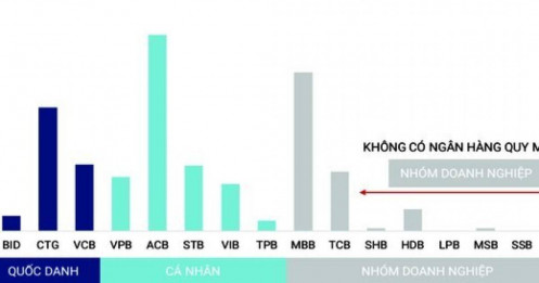 Quỹ lớn cơ cấu lại danh mục cổ phiếu ngân hàng