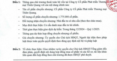 DIC Corp (DIG) tiếp tục 'thanh lý' danh mục đầu tư bằng việc bán toàn bộ vốn tại công ty nội thất