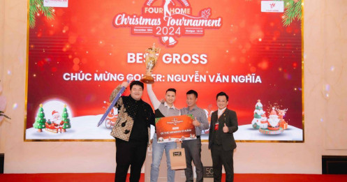 Golfer Nguyễn Văn Nghĩa vô địch giải đấu Stone Valley - Four Home Christmas Tournament 2024