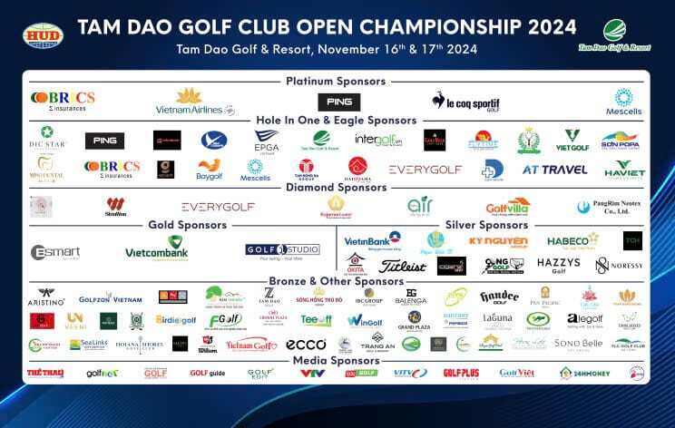 Tam Đảo Golf Club Open Championship 2024 sẽ khởi tranh trong tháng 11