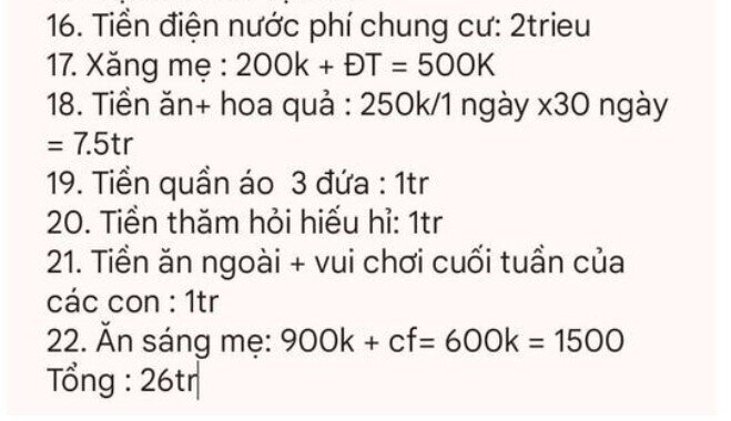 Mỗi tháng kiếm 35 triệu, chỉ tiêu hết 26 triệu nhưng vẫn không dư đồng nào, chẳng biết 9 triệu chạy đâu mất?!