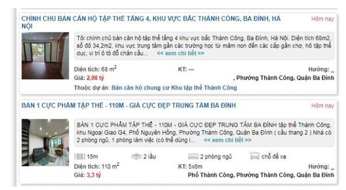 'Xây xẩm mặt mày' với giá tập thể cũ tại Hà Nội, có nơi lên đến gần 200 triệu đồng/m2