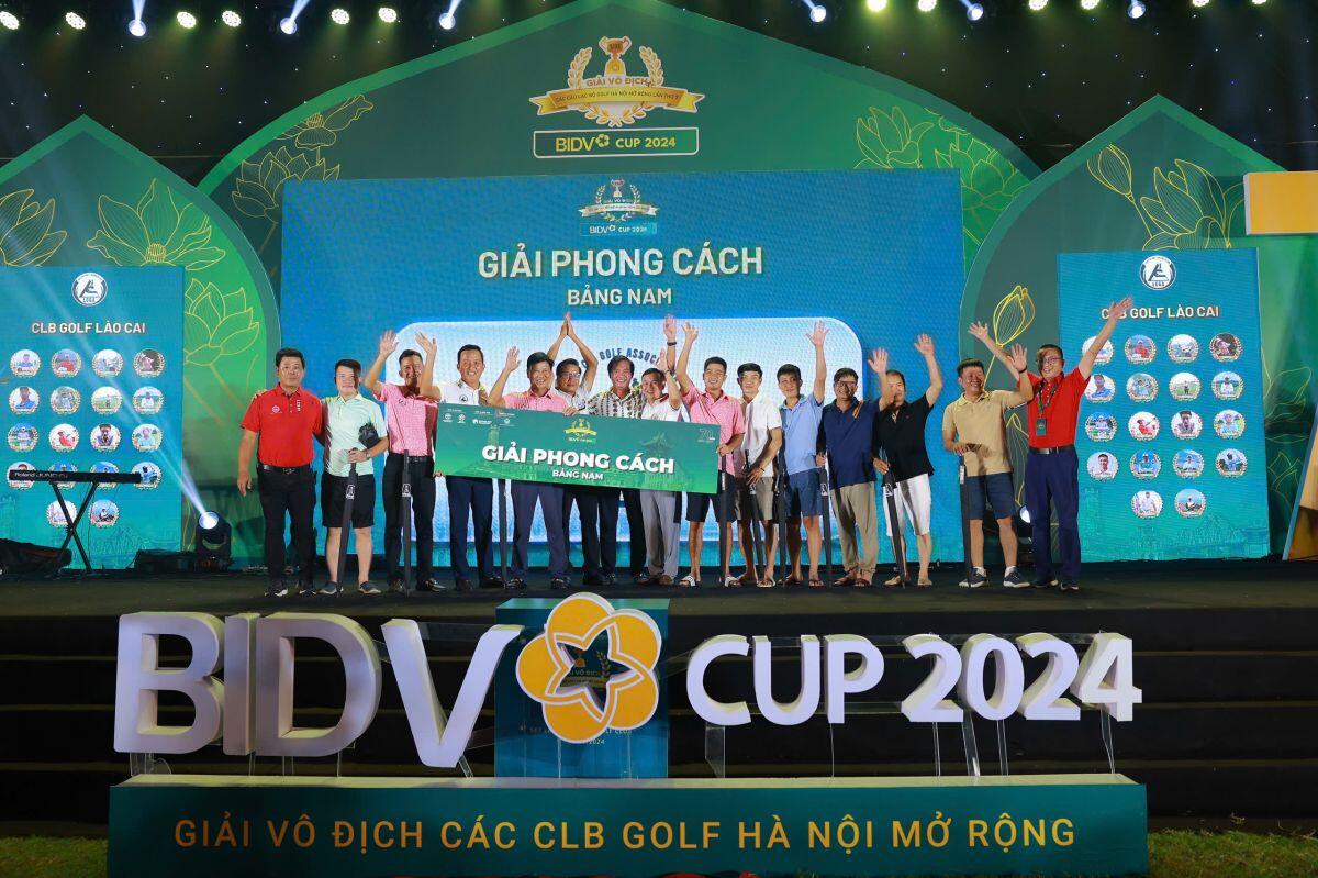 Giải các CLB Golf Hà Nội Mở rộng – BIDV Cup 2024: CLB Golf Khỉ Vàng và CLB Luật sư miền Bắc giành ngôi vô địch