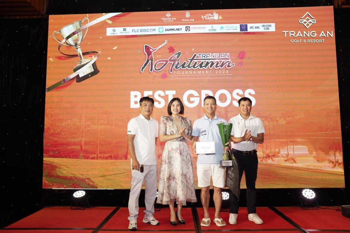 Golfer Trần Sỹ Anh vô địch giải Trang An Autumn Tournament 2024