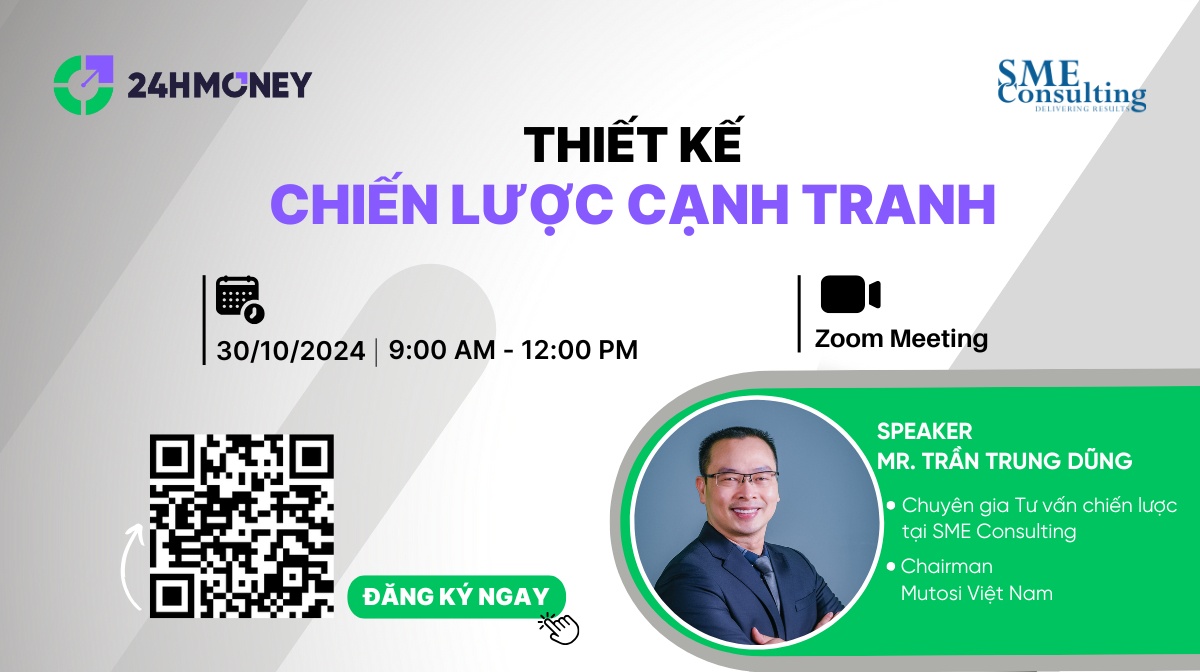 Hội thảo đặc biệt dành riêng cho lãnh đạo Doanh nghiệp, chỉ có tại 24HMoney!