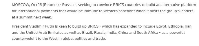 Nga đề xuất 1 loạt giải pháp với các nước BRICS, hé lộ sáng kiến cho cả lĩnh vực chứng khoán