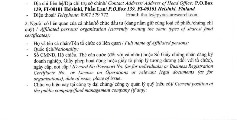 Mua hơn 6 triệu cổ phiếu, ‘cá mập’ Phần Lan trở thành cổ đông lớn tại một doanh nghiệp BĐS