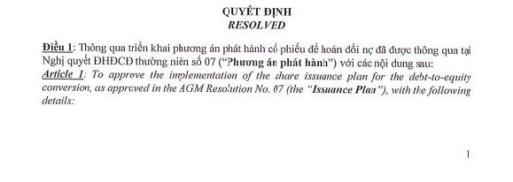 BĐS Phát Đạt phát hành 34 triệu cổ phiếu để hoán đổi nợ