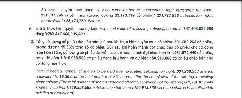 ‘Cá mập’ Nhật Bản vốn hóa 10 tỷ USD vừa thực hiện quyền mua 23 triệu cổ phiếu SSI