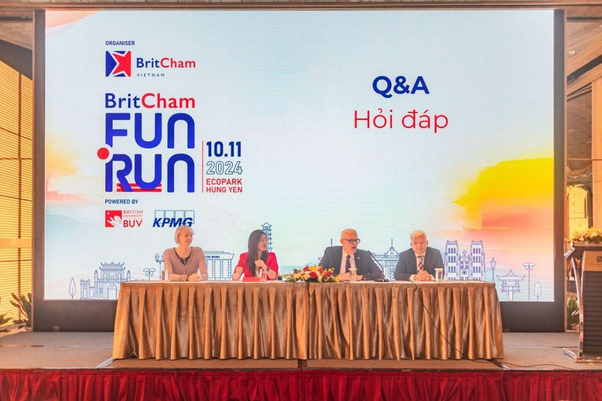 BritCham Fun Run 2024 Hà Nội : Giải chạy bộ " thiện nguyện" được đồng hành bởi Trường Đại học Anh Quốc Việt Nam (BUV) và KPMG sắp diễn ra