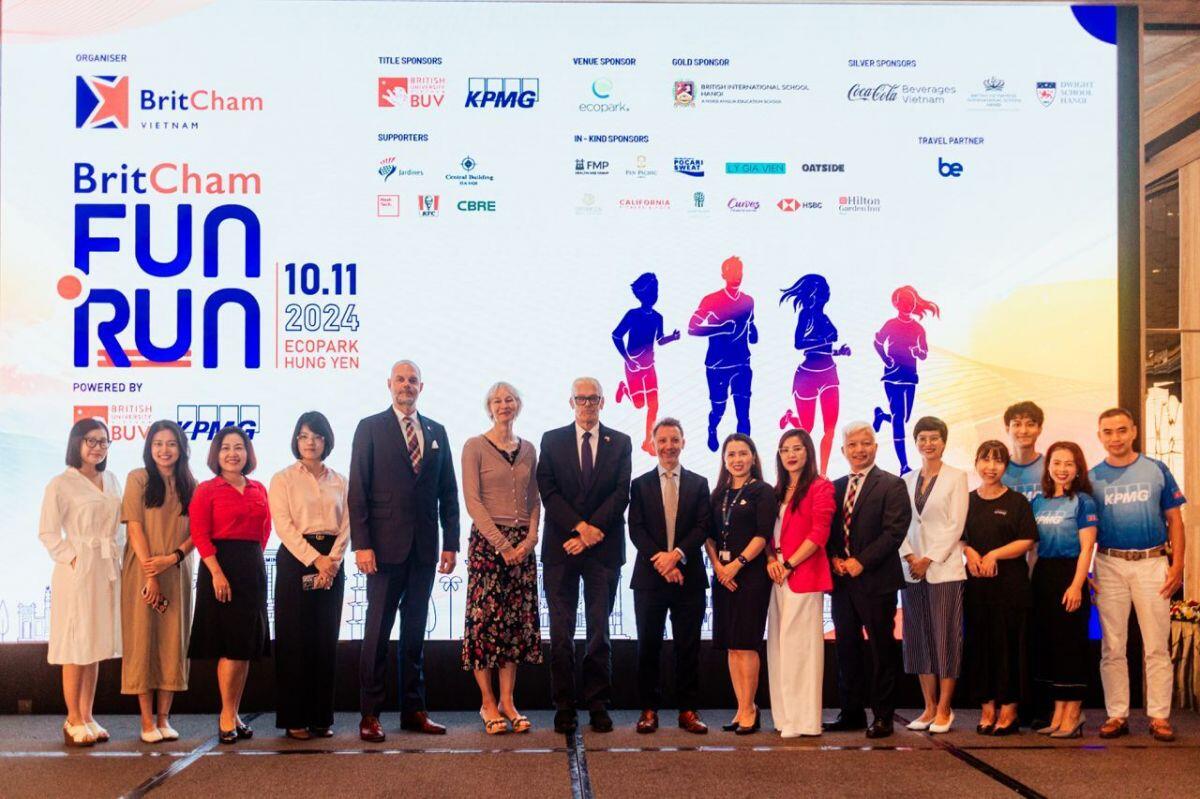 BritCham Fun Run 2024 Hà Nội : Giải chạy bộ " thiện nguyện" được đồng hành bởi Trường Đại học Anh Quốc Việt Nam (BUV) và KPMG sắp diễn ra