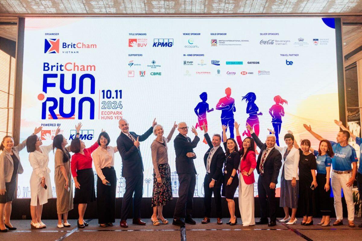 BritCham Fun Run 2024 Hà Nội : Giải chạy bộ " thiện nguyện" được đồng hành bởi Trường Đại học Anh Quốc Việt Nam (BUV) và KPMG sắp diễn ra