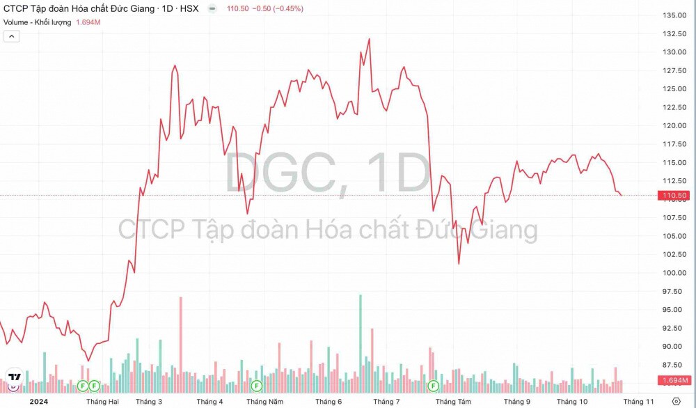 HĐQT Hóa chất Đức Giang (DGC): Sẽ khởi công Tổ hợp hoá chất Nghi Sơn trong tháng 12