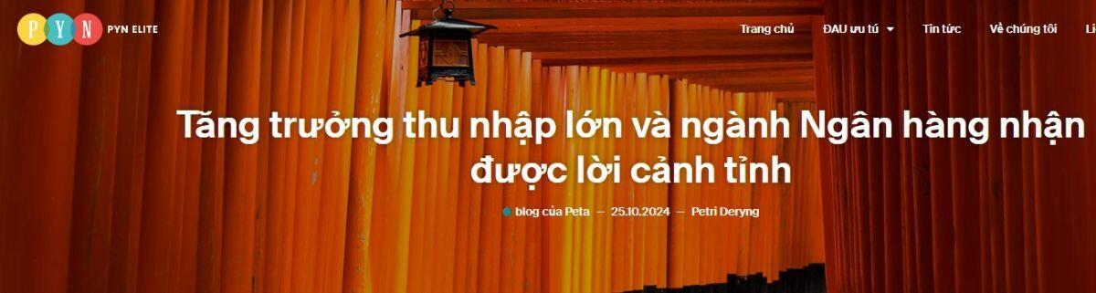 “Cá mập” Petri Deryng: Cổ phiếu ngân hàng sẽ "thức tỉnh"