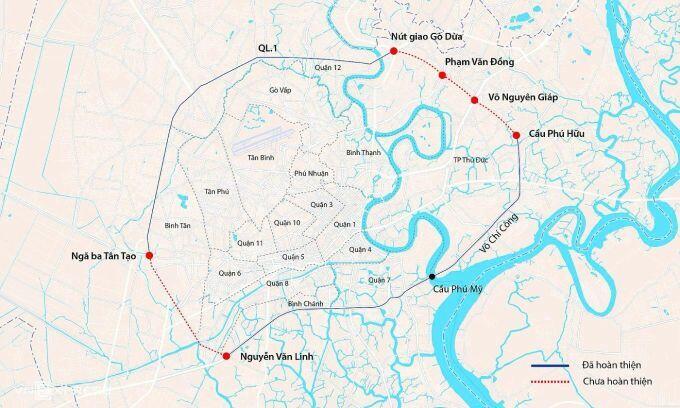 Bồi thường Vành đai 2 TP HCM cao nhất hơn 111 triệu đồng mỗi m2