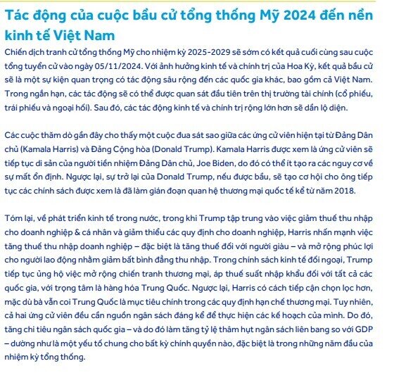 Ông Trump làm Tổng thống sẽ tác động như thế nào đối với nền kinh tế và chứng khoán Việt Nam?