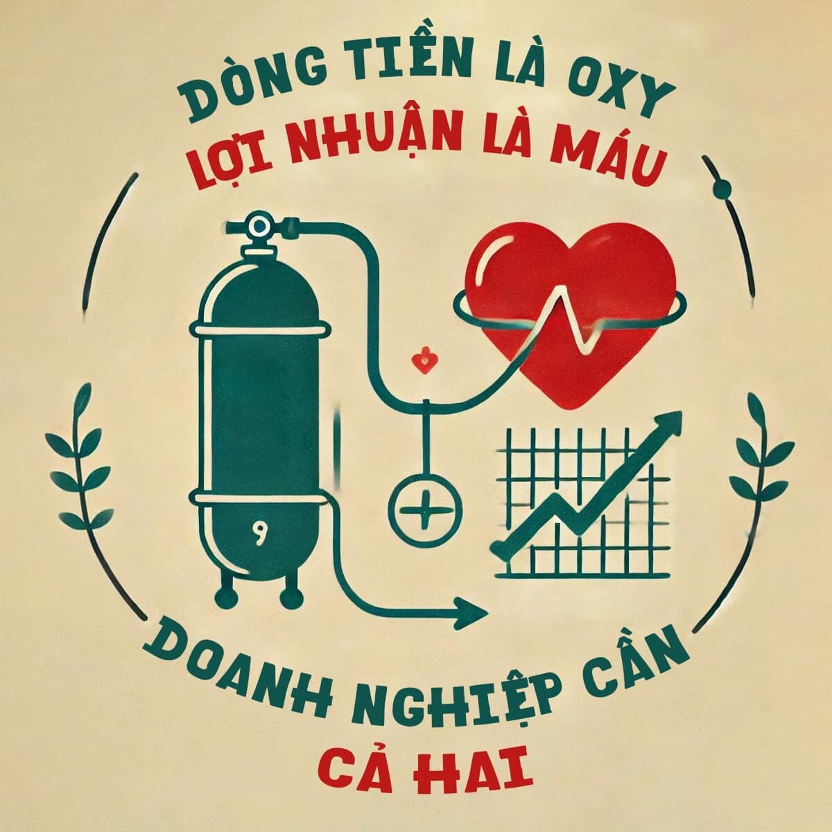 Dòng tiền là oxy, lợi nhuận là máu - Doanh nghiệp cần cả hai!