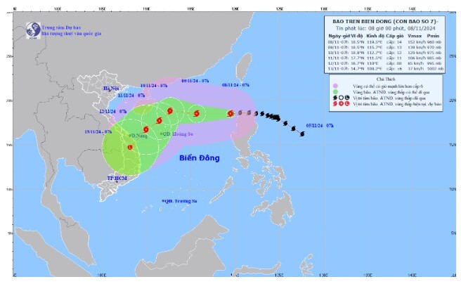 Bão số 7 đổ bộ Biển Đông, biển động dữ dội, một điều lo ngại đang diễn ra