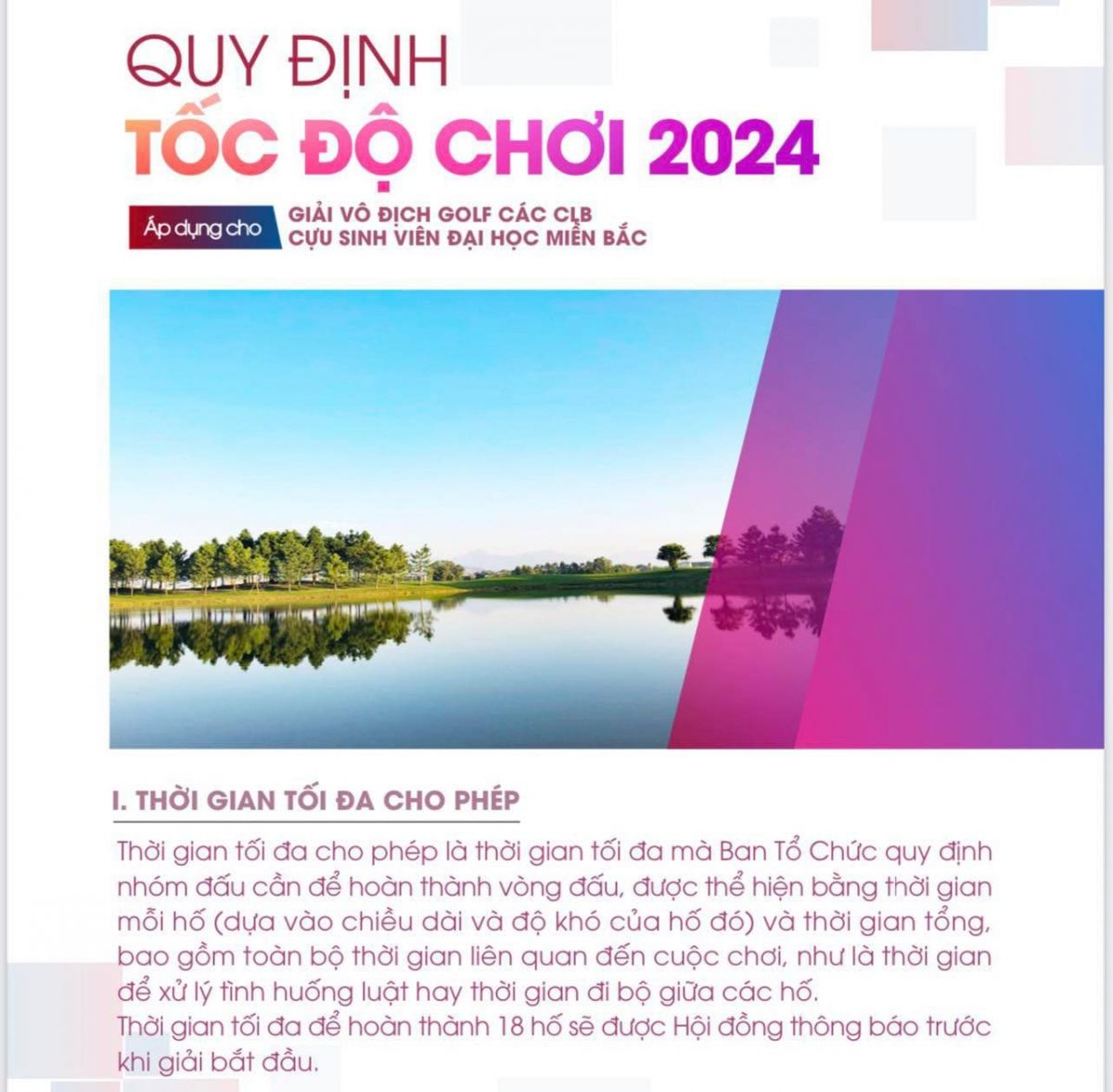 Lộ diện 297 "Anh tài"sẽ tham dự Giải Vô địch các CLB Golf cựu sinh viên Đại học miền Bắc - Venicii Cup 2024