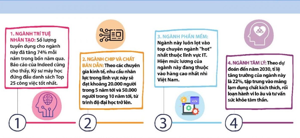 12 ngành nghề sẽ trở nên 'siêu hot' ở Việt Nam vào năm 2030