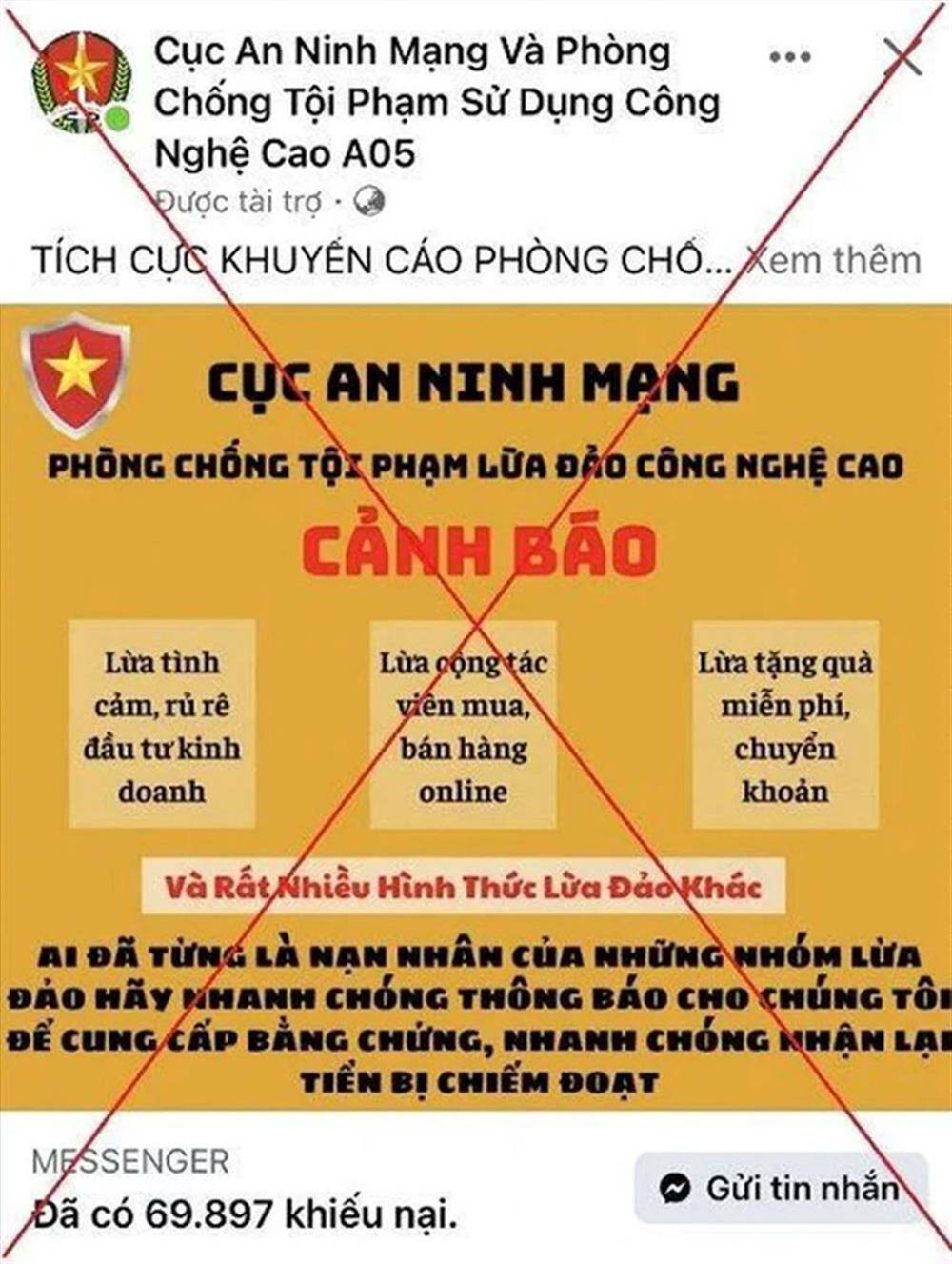 Bộ Công an cảnh báo thủ đoạn lừa đảo mới rất tinh vi, người dân cần biết một thông tin quan trọng